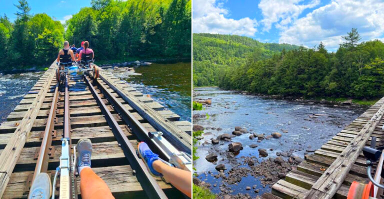 This Rail Bike Adventure Through New York Forests Is Absolutely Unforgettable
