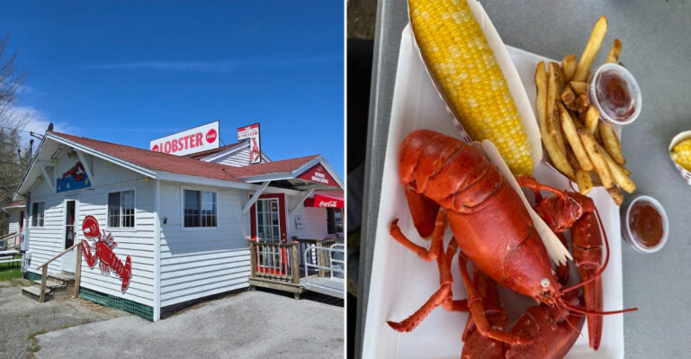 This Remote Coastal Island Town In Maine Serves Lobster That Draws Visitors From Far Away