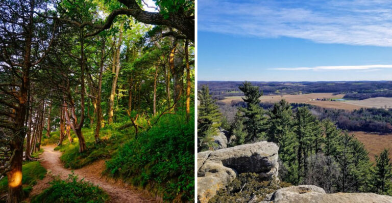 This Scenic Wisconsin Hike Ends At A Breathtaking Cliffside View