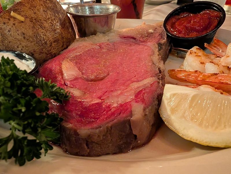 Prime Rib Is One Of The Menu's Big Draws