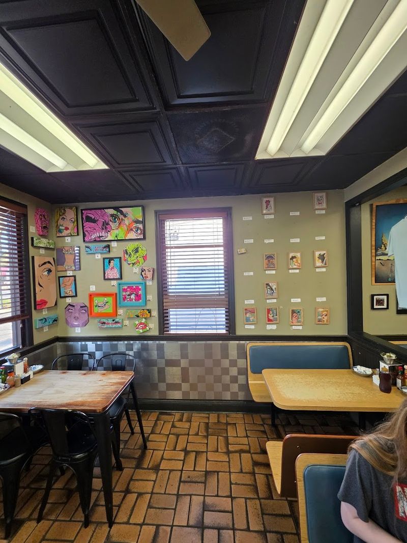 The Charm Of A Classic American Diner Setting