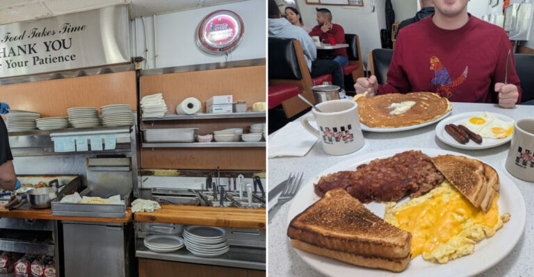 This Tiny Iowa Diner Has Breakfast Plates Big Enough To Fuel Your Whole Day