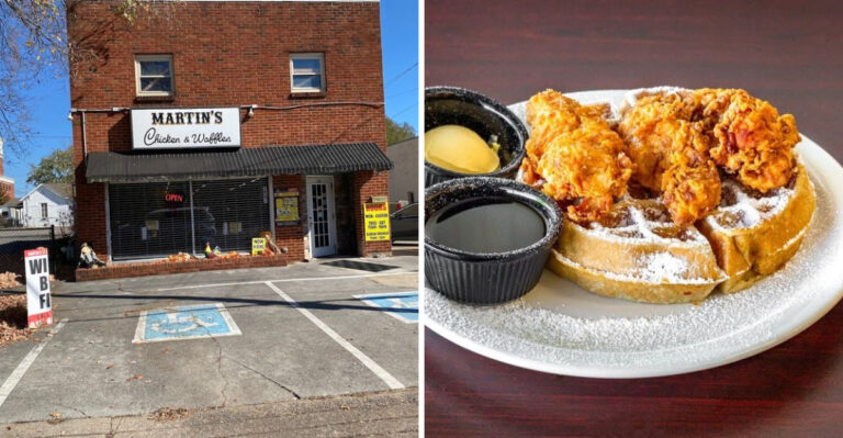 This Tiny Tennessee Restaurant Has The Most Outrageous Chicken And Waffles In The State