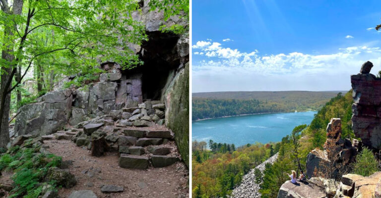 This Wisconsin Hike Delivers Steep Climbs, Big Thrills, And Stunning Views