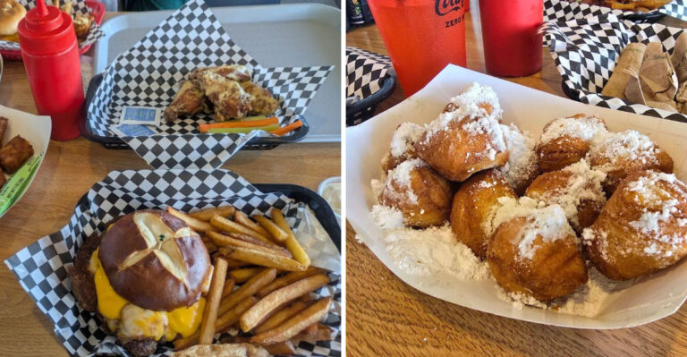 This Wisconsin Spot Serves Juicy Burgers And Powdered Beignets Under One Delicious Roof