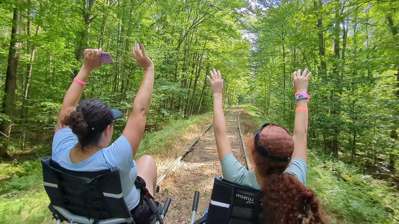 Rails To River Combo Where Pedaling Meets Floating