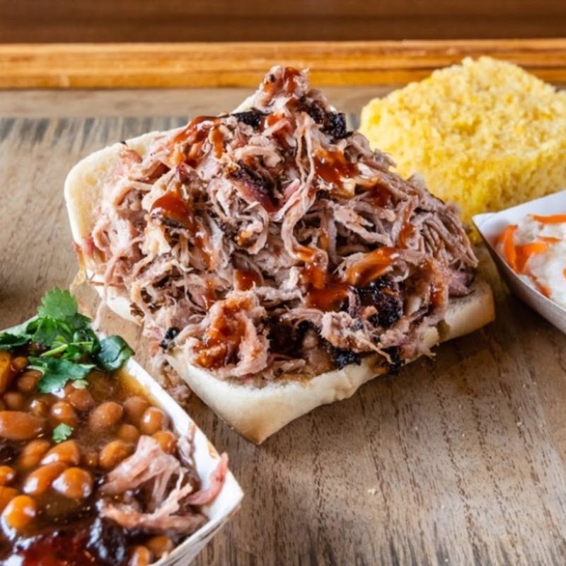 Classic Sides Include Baked Beans, Mac And Cheese, Potato Salad, And Coleslaw