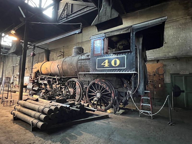 The Railroad Still Uses Original Tracks, Cars, And Buildings