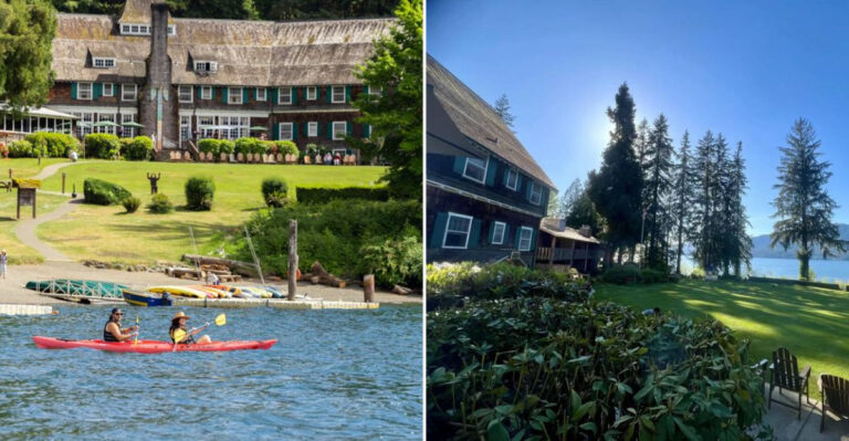 Why Travelers Say This Washington Lodge Serves Some Of The Best Wild Salmon In The Northwest