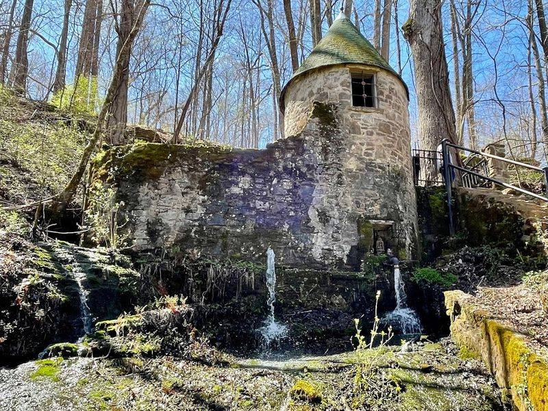 The Old Mill Gorge And Its Atmospheric Depth