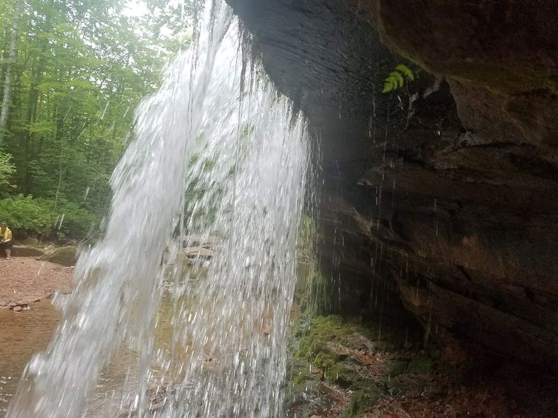 The Main Drop Creates An Eight-Foot Curtain Of Water