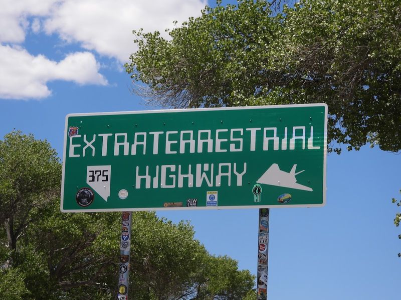 Extraterrestrial Highway Sign