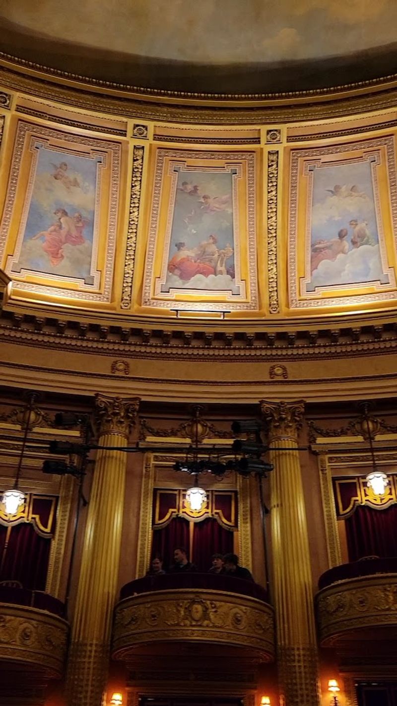 Gold Leaf And Murals Create The Grand First Impression
