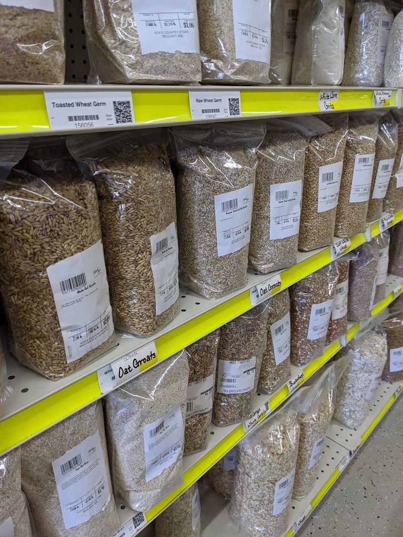 Bulk Foods, Spices, And Specialty Flours Fill The Shelves
