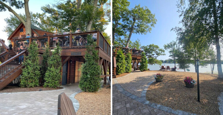 A Massachusetts Lakeside Treehouse Restaurant Makes Dinner Feel Like A Little Vacation This Summer