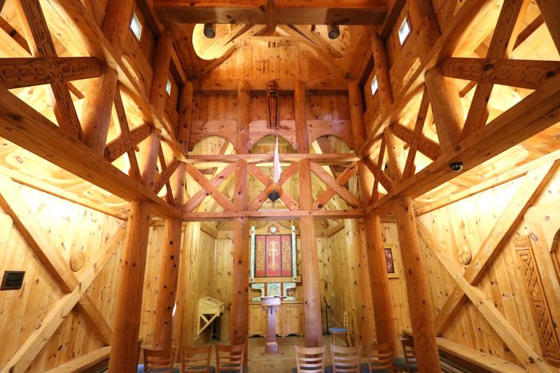 The Chapel Feels Small And Peaceful