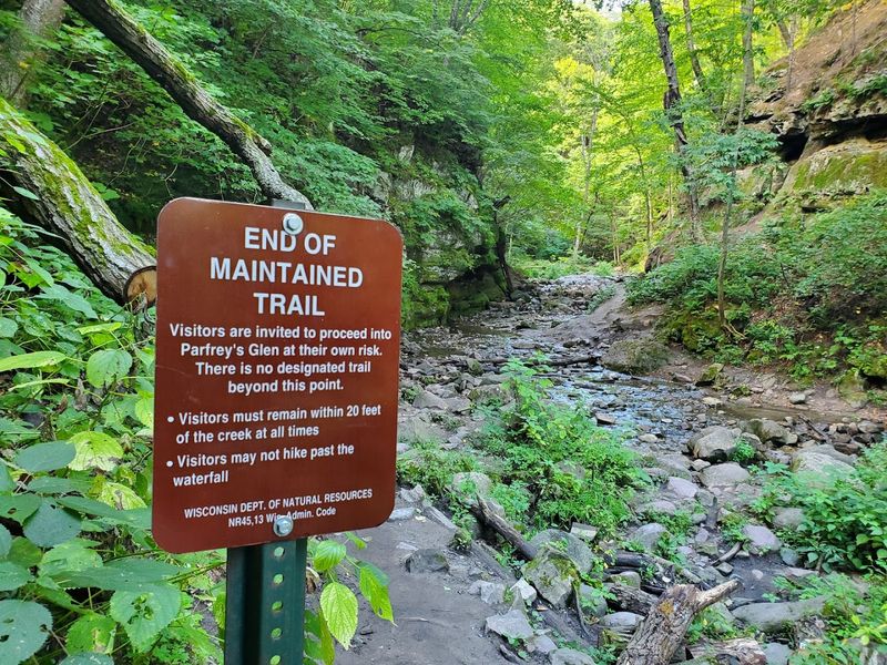 The Trail Starts Easy Before Turning Into A Creek Bed Adventure