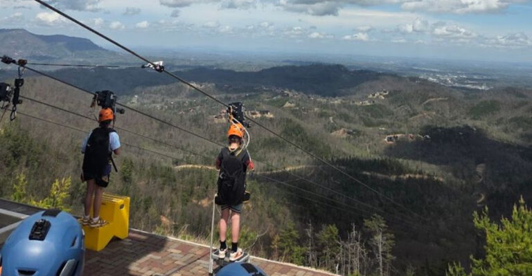 America’s Longest Zipline Gives You A 1,000-Foot-High Ride Above Tennessee’s Smoky Mountains