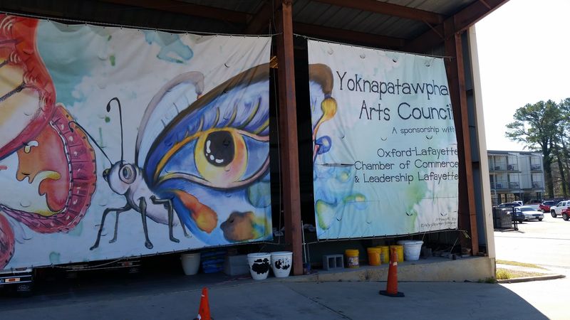 The Yokna Sculpture Trail In Oxford, Mississippi
