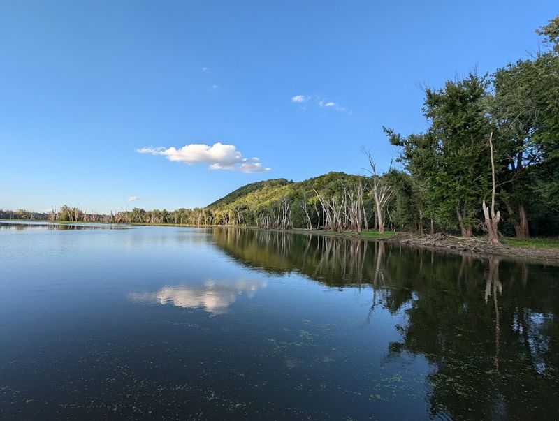 The Canoe Trail Shows The Park From The Water