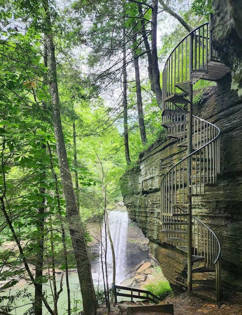 Greeter Falls, Altamont, Grundy County