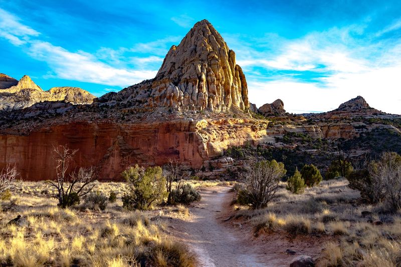 Capitol Reef National Park Gold Sky