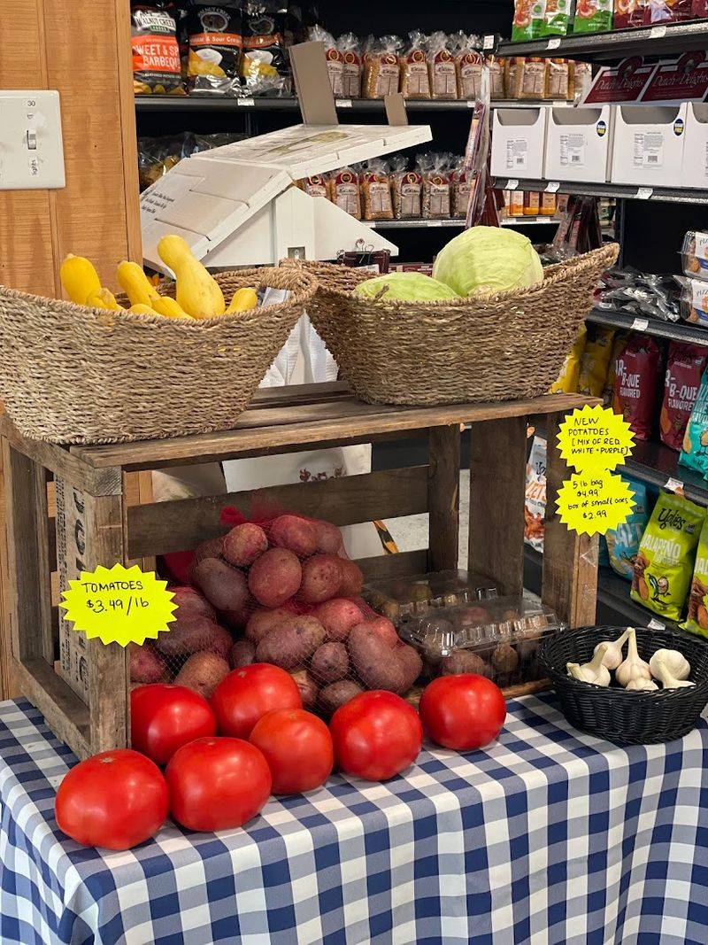 Farm-Fresh Eggs And Locally Sourced Produce On The Floor