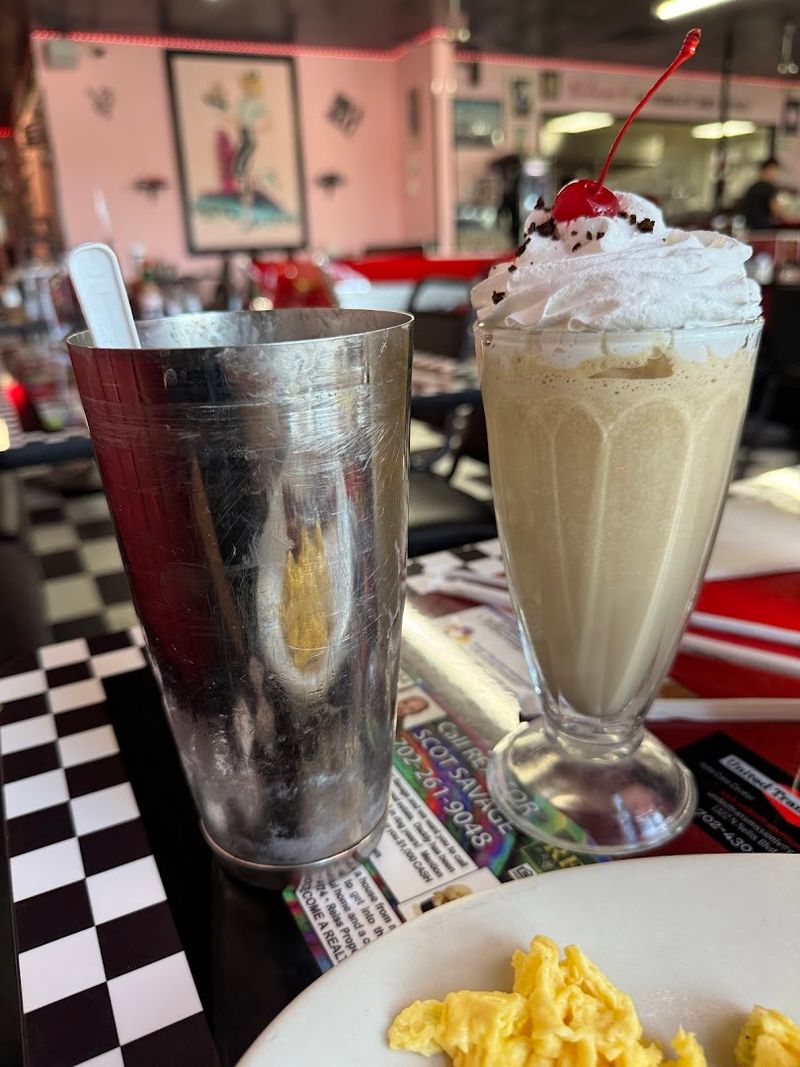 Shakes, Floats, And Desserts Add To The 1950s Feel
