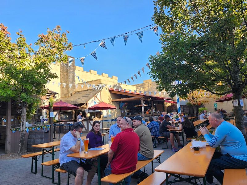 The Outdoor Courtyard Makes You Want To Sit Down And Never Leave