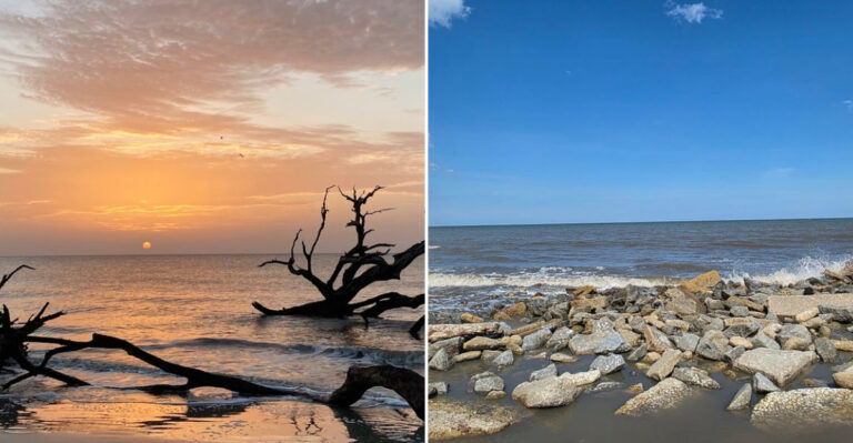 Discover The Magic Of This Georgia Beach That Changes Character After Dark