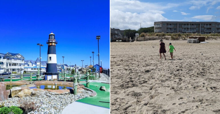 Discover The New Jersey Beach Where An Epic Playground Steals The Spotlight