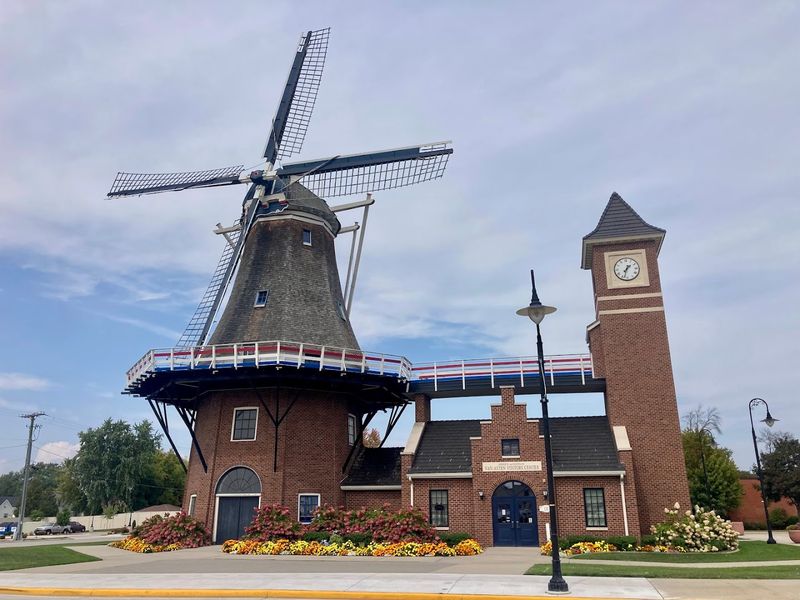 The Windmill Was Built In The Netherlands Before Coming To Wisconsin
