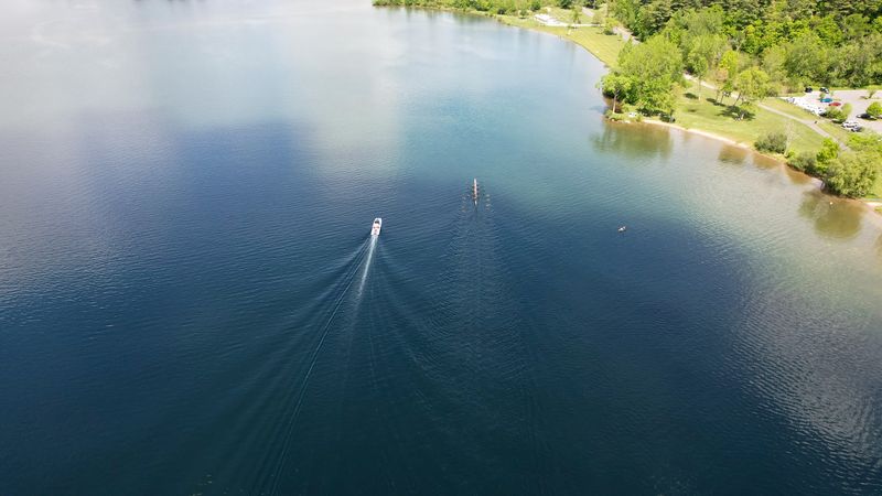 Boating And Water Sports Keep The Lake Lively