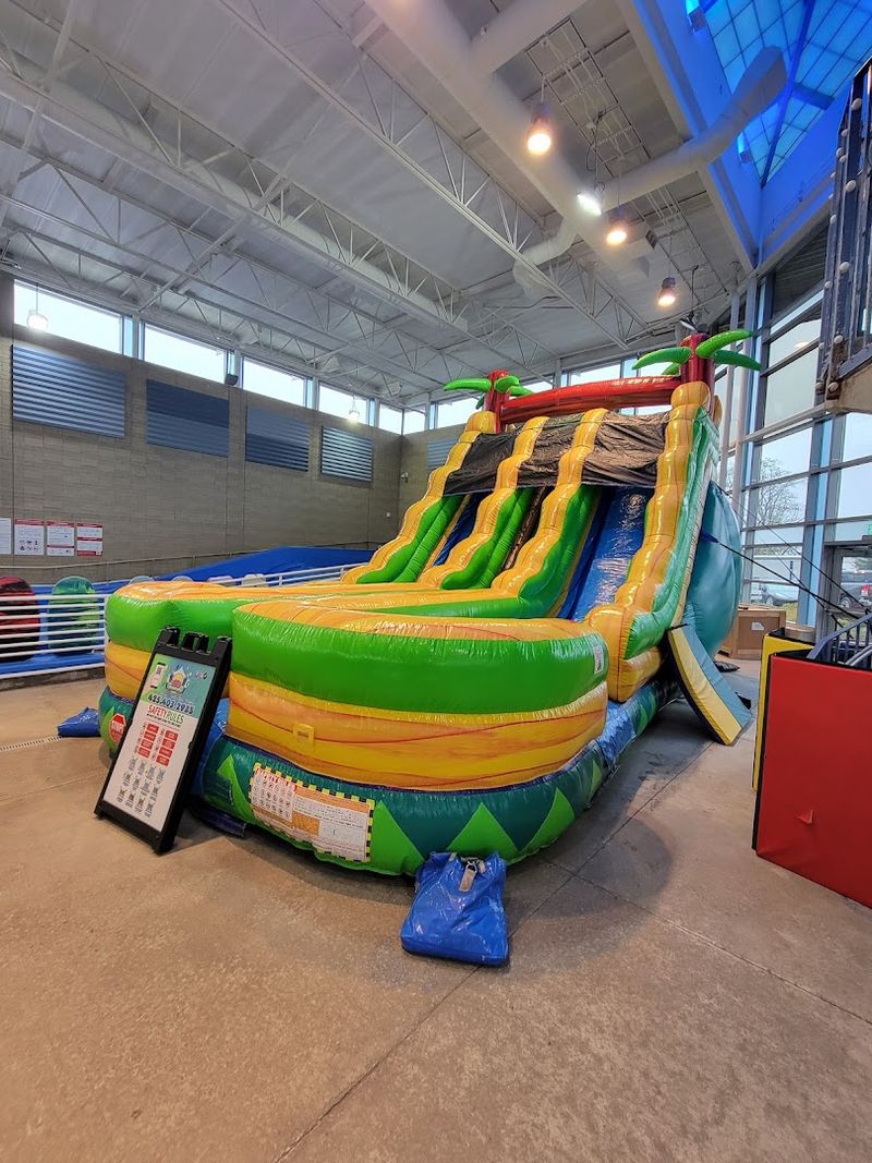 Water Slide Action Indoors