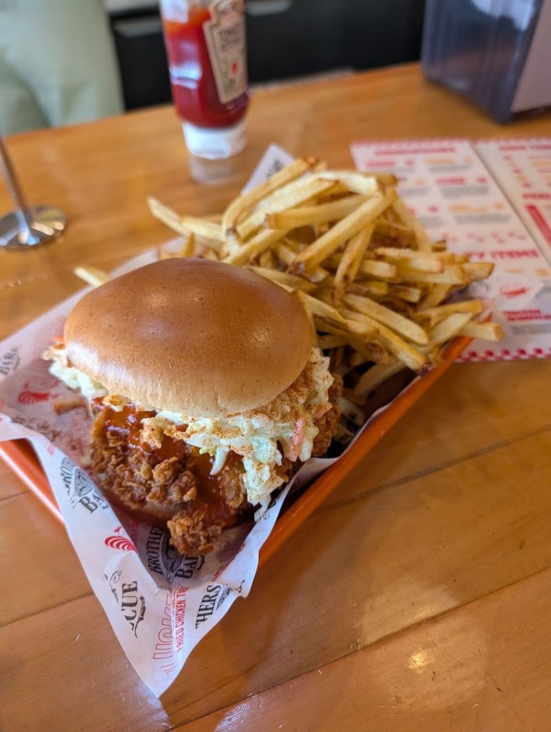 Brined And Hand-Breaded Chicken Thigh Sandwiches