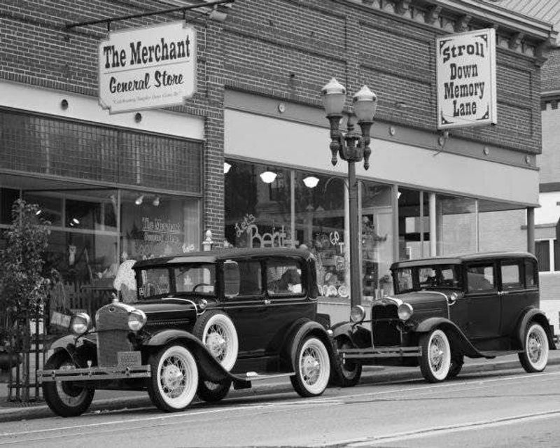 The Store Mixes Past And Present Merchandise
