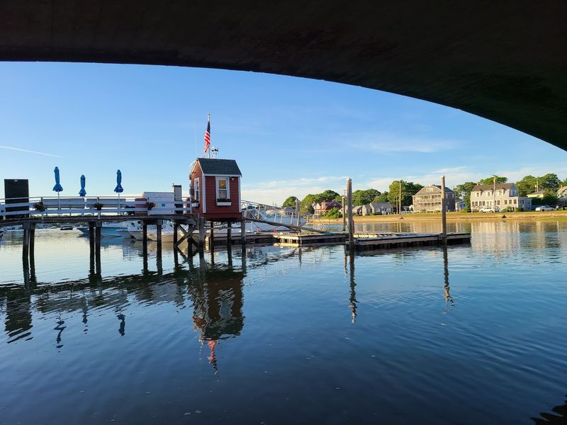 Shopping And Strolling Through Onset Village