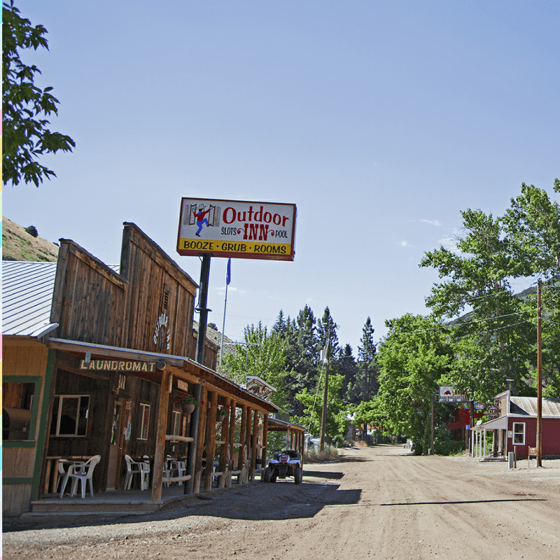 Unpaved Streets Keep Its Frontier Character Alive