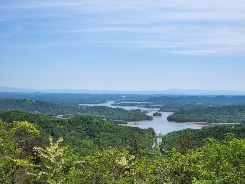 Clinch Mountain Veterans Overlook, Above Cherokee Lake, Grainger County