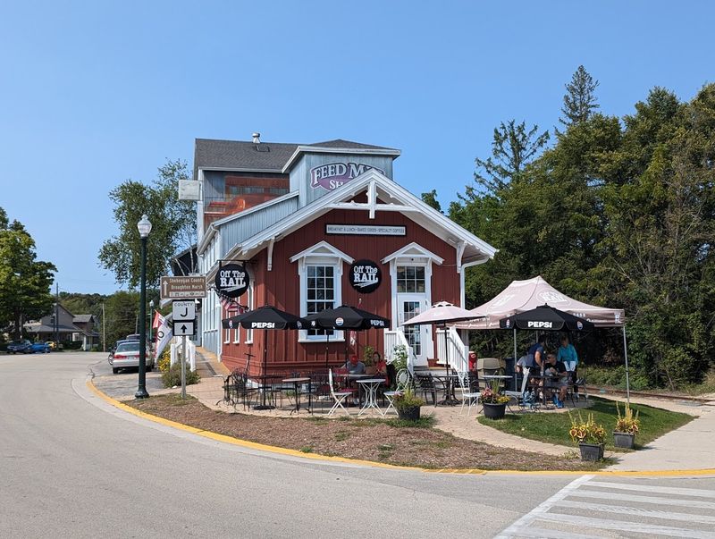 The Cafe Sits Across From Village Park