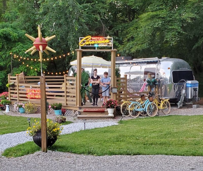Glamping In Vintage Airstreams Under The Stars