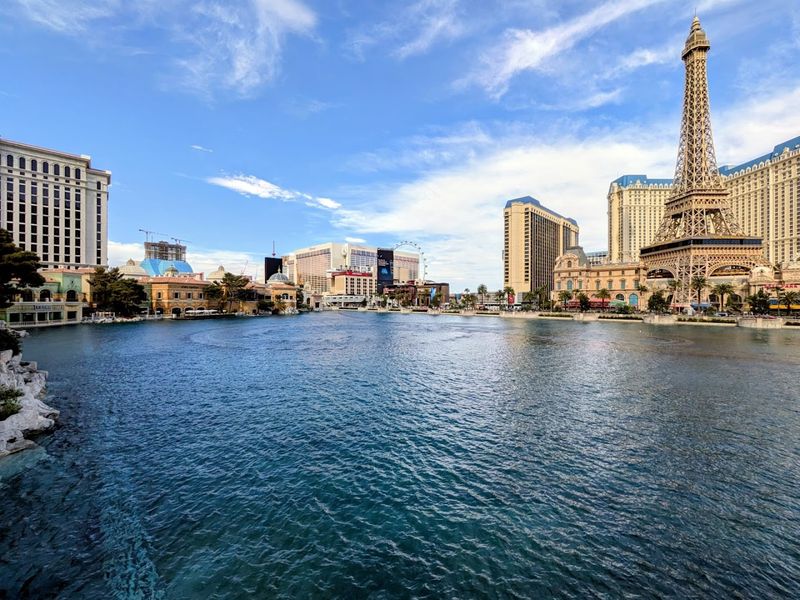 The Lake Covers More Than Eight Acres On The Strip