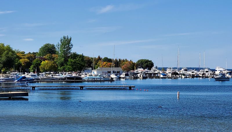 The Harbor Makes Fish Creek Feel Calm The Moment You Arrive