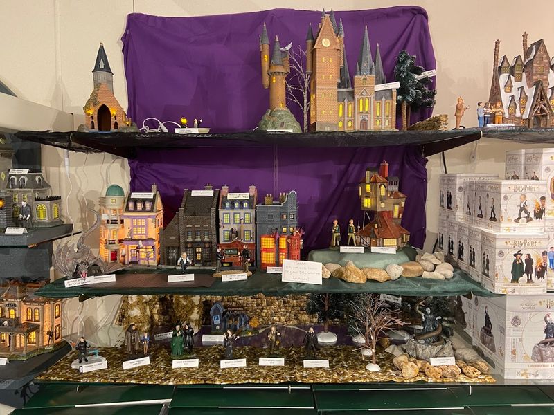 Collectible Christmas Villages Fill Shelves With Tiny Details