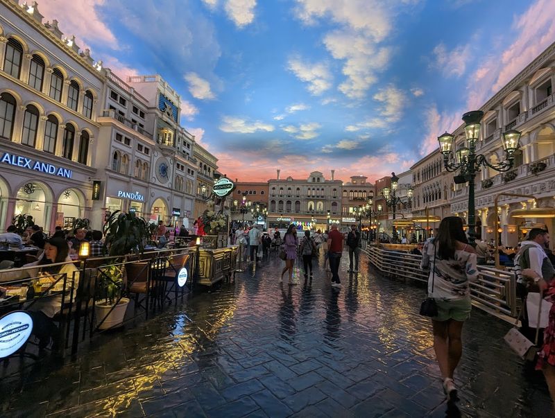 The Painted Ceilings Help Create A Venice-Like Atmosphere