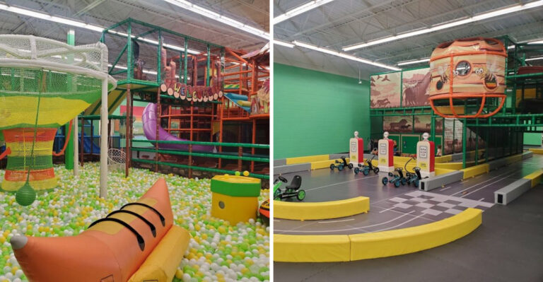 Rain Cancels Nothing When Maryland Has An Indoor Playground This Enormous And This Fun