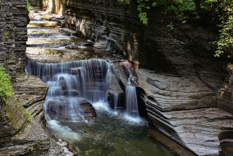 The Gorge Trail And Its Waterfall Parade