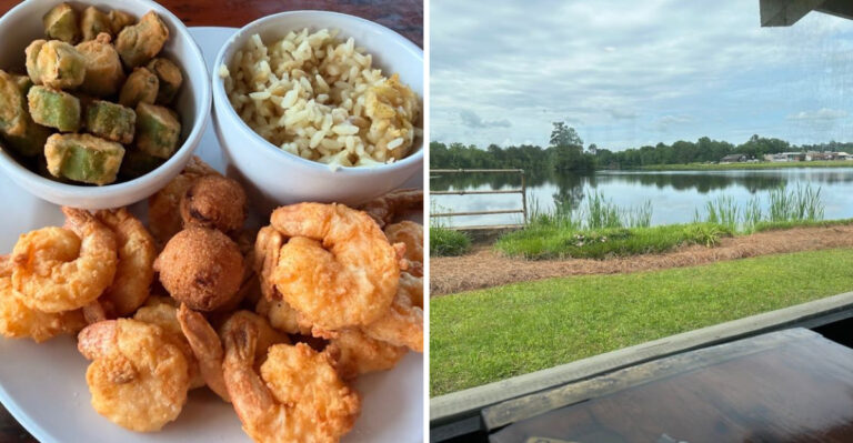 Somewhere In Georgia A Retro Diner Sits Beside A Quiet Pond And Time Moves Slower There
