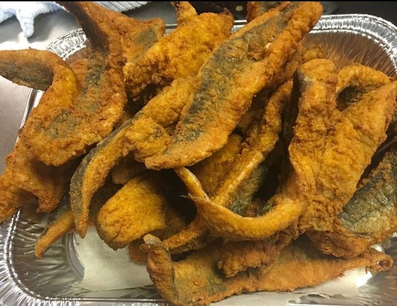 Fresh Seafood On The Buffet Line