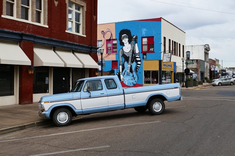 Blues Murals And Street Art Across Town